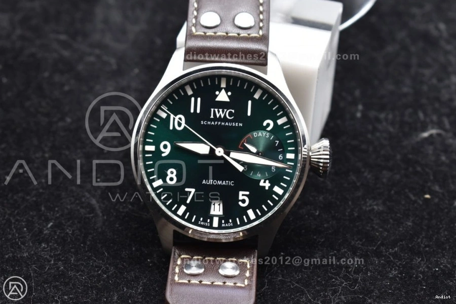 Strap Leather on Pilot Big ZF A51110 Brown Edition Best Real IW500901 0516